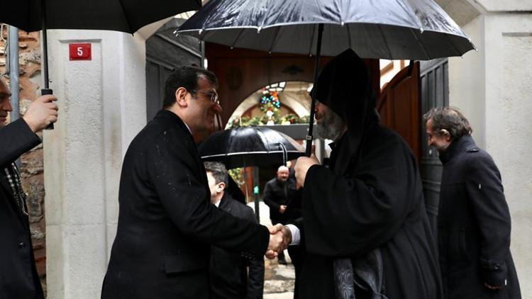 İmamoğlu'ndan yeni Ermeni Patriği Maşalyan'a ziyaret