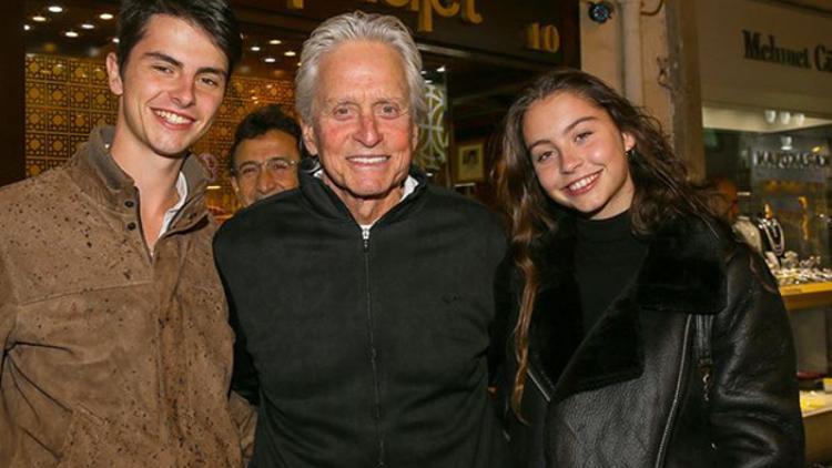 Michael Douglas Kapalıçarşı'yı gezdi