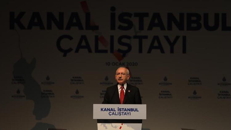 CHP Genel Başkanı Kemal Kılıçdaroğlu "Kanal İstanbul Çalıştayı"nda konuştu