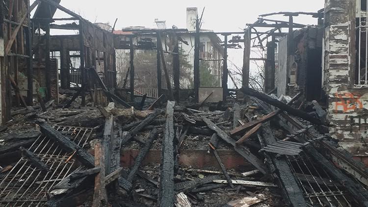 Tekirdağ’da yanan tarihi konak, yeniden inşa edilecek