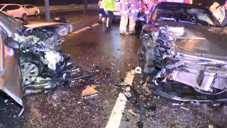 Sarıyer'de ters yöne giren alkollü sürücü ortalığı savaş alanına çevirdi