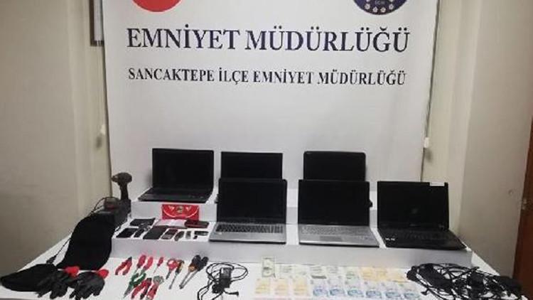 Sancaktepe’deki işyerinden hırsızlık yapan şüpheliler yakalandı