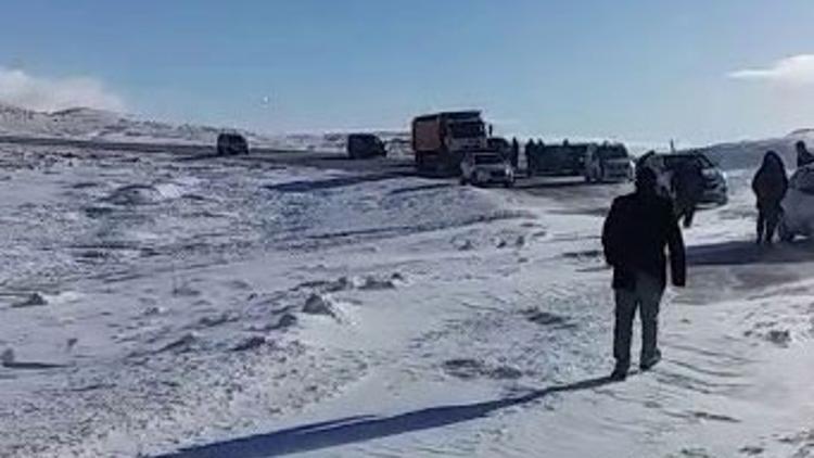 Palandöken’de mahsur kaldılar