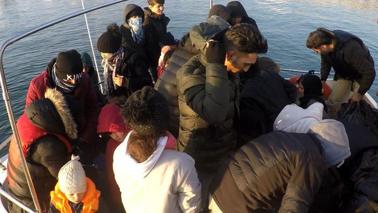 Çanakkale'de 36 kaçak göçmen yakalandı