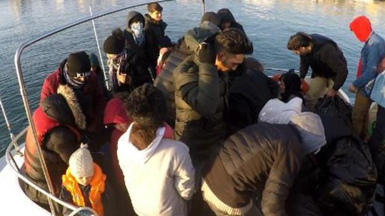 Çanakkale'de 36 kaçak göçmen yakalandı