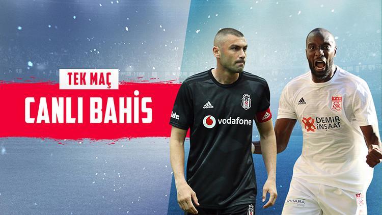 Süper Lig'de haftanın maçına Misli.com'da CANLI BAHİS oyna! Beşiktaş'ın Sivasspor'a karşı iddaa oranı...