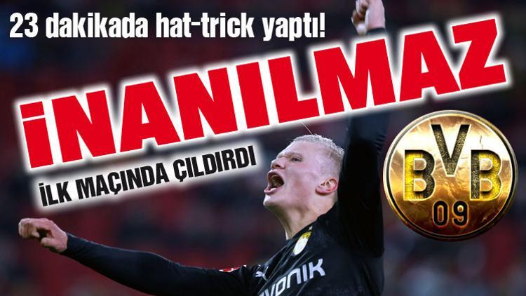 8 gollü maçta Erling Haaland şov!