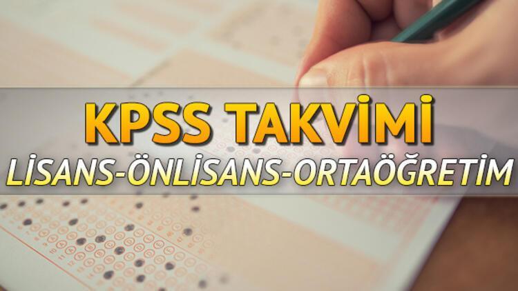 KPSS 2020 başvuruları ne zaman?