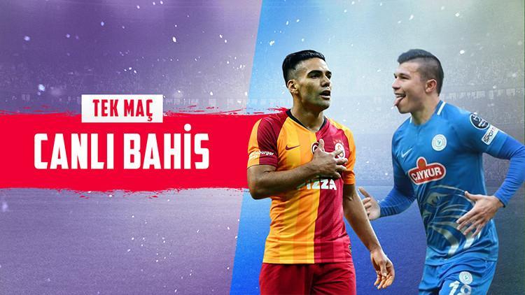 Galatasaray, 1-1'in rövanşında tur arıyor! Rizespor karşısında iddaa oranı...