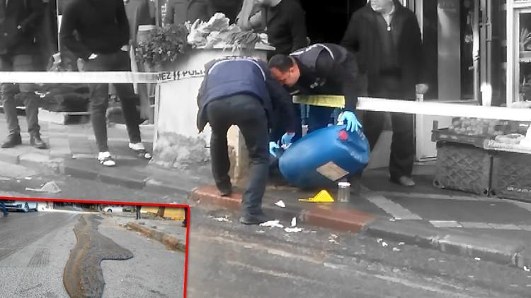 Kezzap bidonu patladı: 2 yaralı