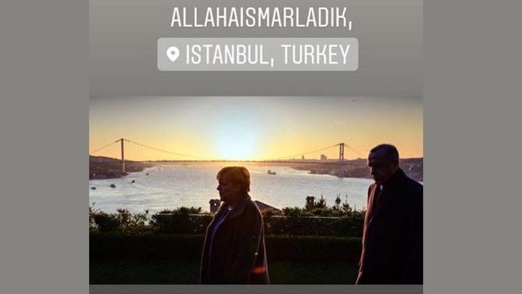 Merkel'den İstanbul paylaşımı! 'Allahaısmarladık'