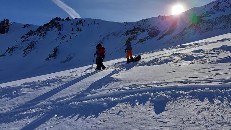 Erciyes'te mahsur kalan 2 dağcıyı jandarma kurtardı