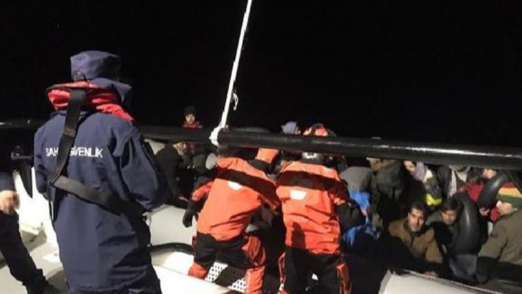 Enez açıklarında 32 kaçak göçmen yakalandı