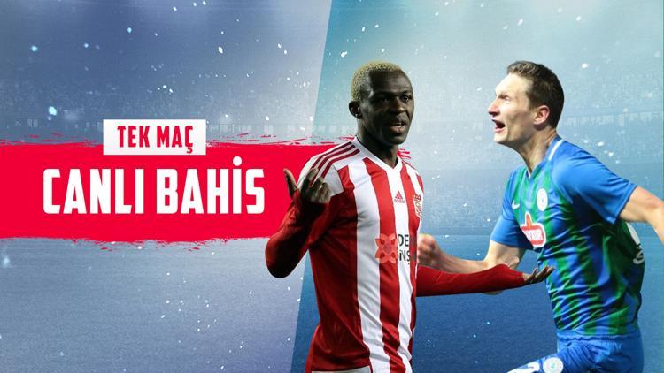 Süper Lig lideri Sivasspor, Rizespor'u konuk edecek! iddaa oynayanların %72'si...