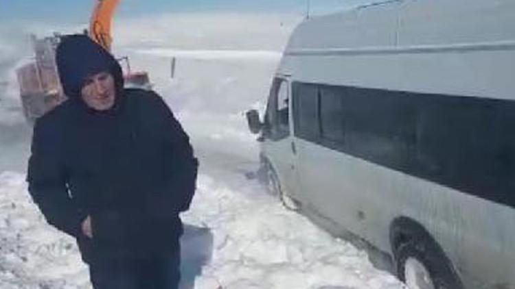 Bitlis- Muş yolunda karla mücadele