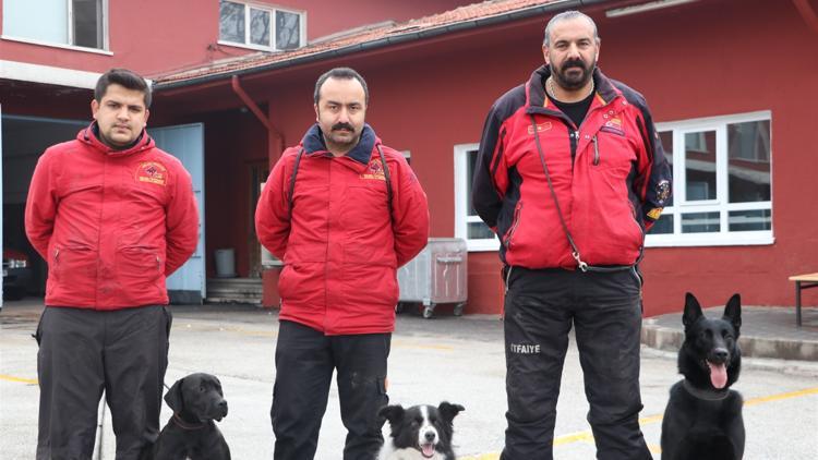 Sokakta bulunup eğitilen 'Ex' ve 'Dora' depremde hayat kurtardı