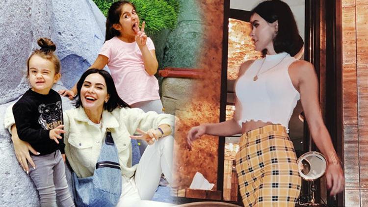 Geceliği 6 bin lira... Zeynep Demirel ve kızları tatilde