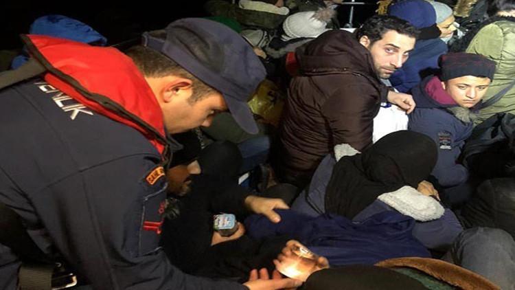 Bodrum'da 39 göçmen yakalandı