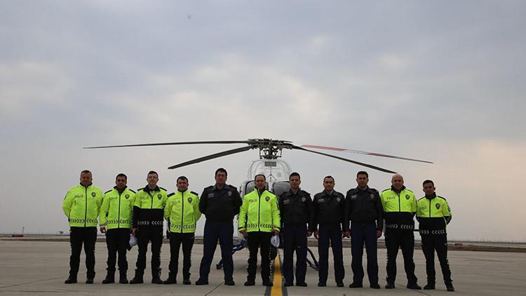 Hatay’da hava destekli trafik denetimi