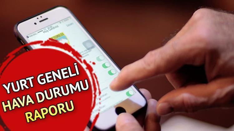 Hava bugün nasıl olacak? 31 Ocak Meteoroloji hava durumu tahminleri