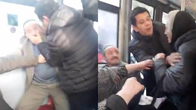 Otobüs bir anda karıştı