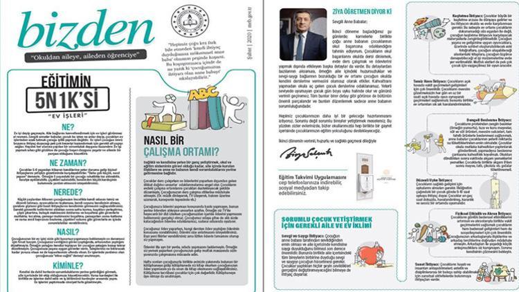 MEB'in aylık bülteni ‘Bizden’in üçüncü sayısı yayımlandı