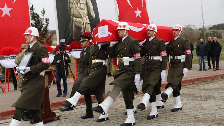 Suriye’de kazada şehit olan Uzman Onbaşı Ceyhun Taş, memleketine uğurlandı