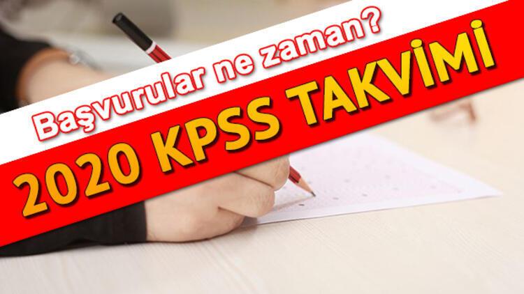 KPSS başvuruları ne zaman? KPSS 2020 sınav ve başvuru ...