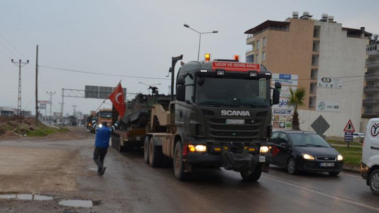 Sınıra tank sevkiyatı