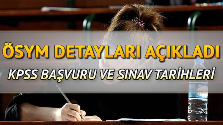 2020 KPSS lisans sınavı ne zaman? 2020 KPSS başvuru sınav takvimi