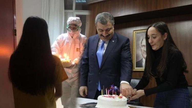 Karantina altındayken sürpriz yapılmıştı! Bakan Koca, Şeyma'yı unutmadı