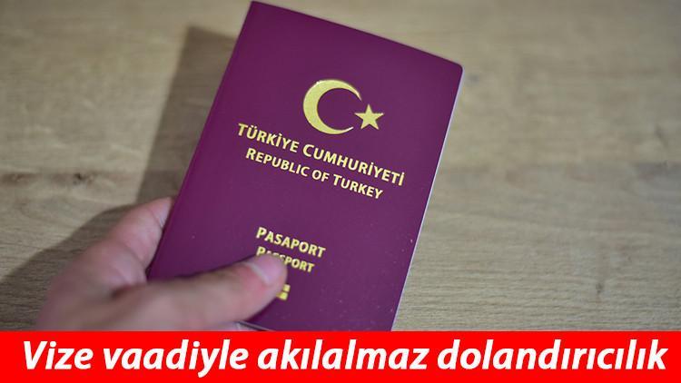 İstanbul'da kurdukları sahte internet sitelerinde vize vaadiyle dolandırıyorlar