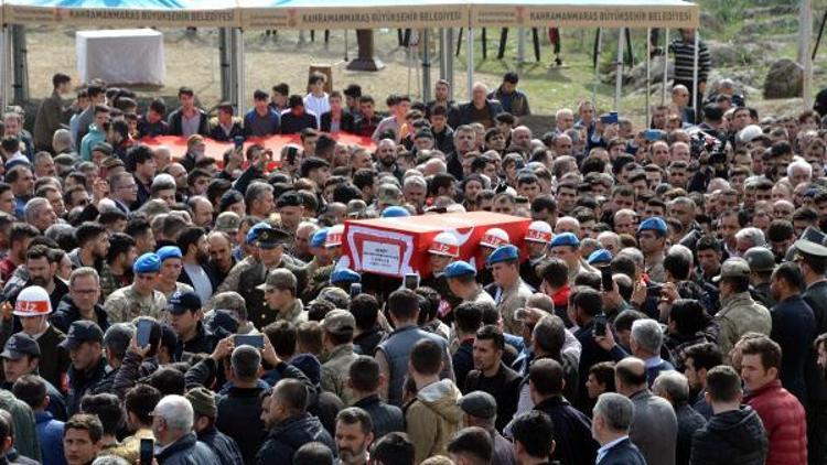 Şehit uzman çavuş Soner Enes Baykuş, Kahramanmaraş'ta son yolculuğuna uğurlandı
