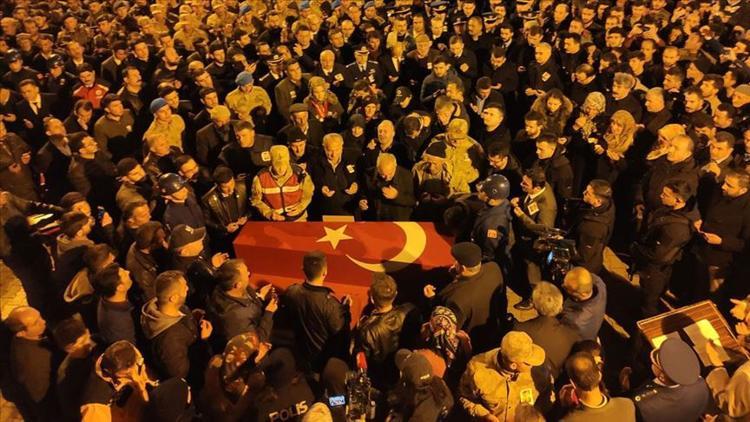 İdlib şehitlerimizi uğurluyoruz