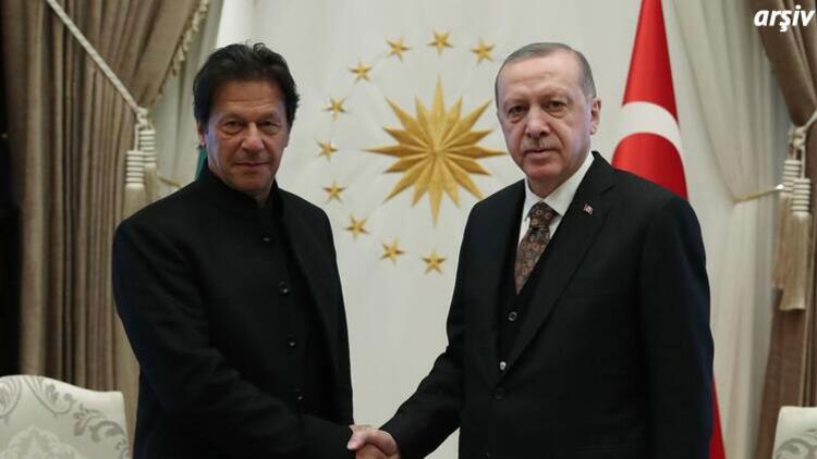 Son dakika haberler... Cumhurbaşkanı Erdoğan, Pakistan Başbakanı ile görüştü