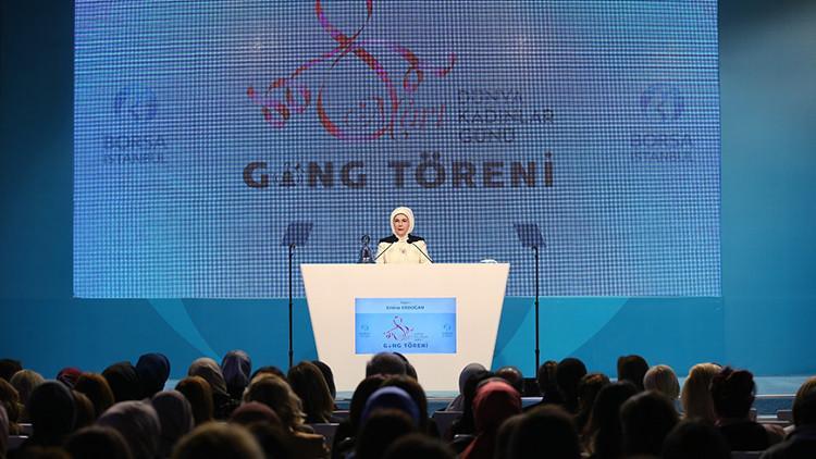 Borsa İstanbul'da 8 Mart'a özel tören