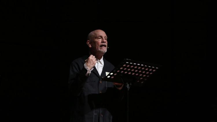 Hollywood yıldızı Malkovich, İstanbul'da sahne aldı