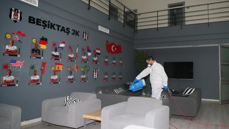Beşiktaş Nevzat Demir Tesisleri'nde corona virüs temizliği