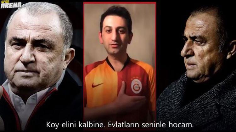 Galatasaraylı taraftarlardan Fatih Terim'e duygusal mesaj!