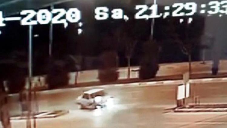 Motosiklet sürücüsünün öldüğü kaza kamerada