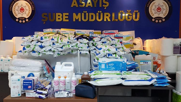 Giresun'da hastaneden sarf malzeme çaldıkları iddia edilen 2 hasta bakıcı tutuklandı