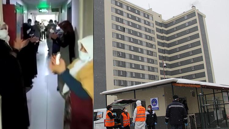 Karantinadaki umrecilerden kurumlara teşekkür alkışı