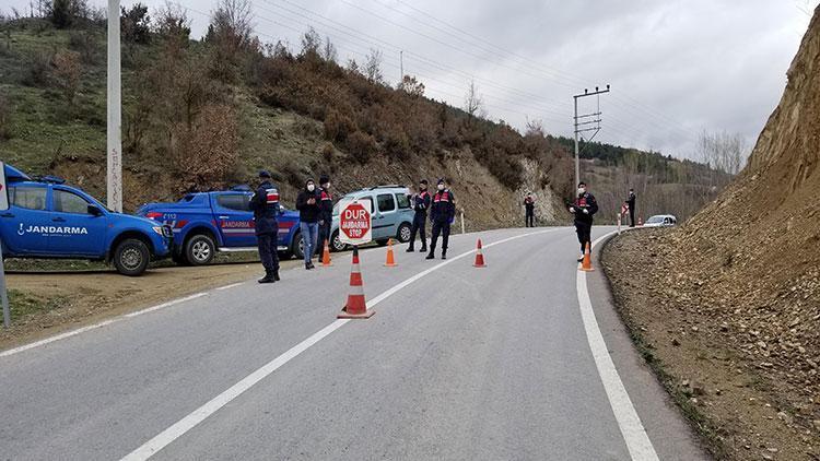 Kütahya’da bir köyde koronavirüs karantinası