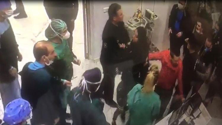 Genç kızların doktoru darp olayının görüntüleri ortaya çıktı