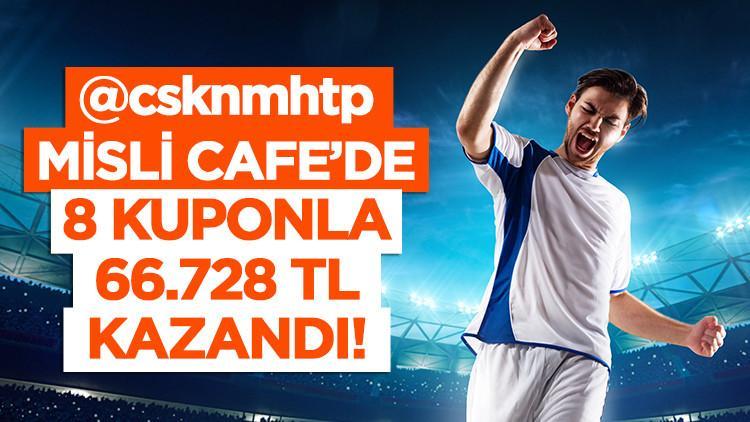 8 iddaa kuponu ile Misli Cafe'de 66 bin 728 TL kazandı! "Futbol" maçlarıyla değil...
