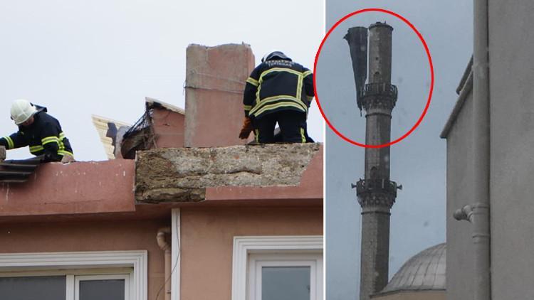 'Turuncu alarm' verilmişti! İşyerlerinin camları indi, çatılar uçtu….