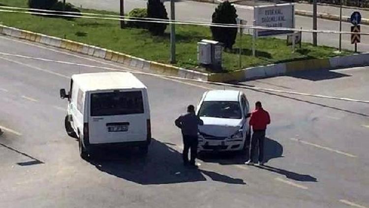 Aydın'da boş yolda kaza yaptılar