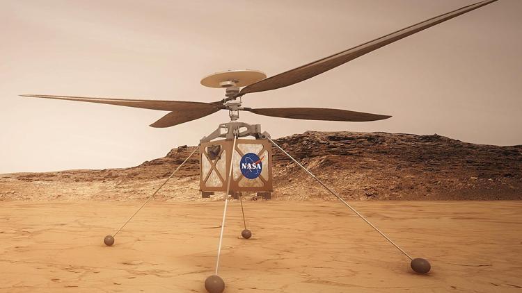 NASA-nın helikopteri Marsda göründü