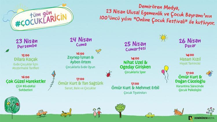 Demirören Medya Online Çocuk Şenliği 23 Nisan’a Neşe Katacak