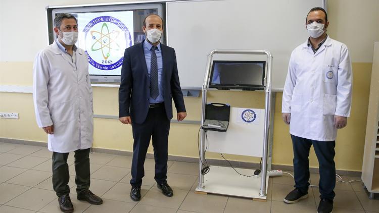 Meslek lisesinde üretilen 'video laringoskop' cihazı tanıtıldı